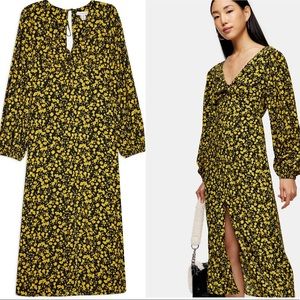 Top shop twist front midi dress